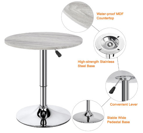 What-t-Buy-Review-Adjustable-Height-Pub-Table-360°-Swivel-Parts